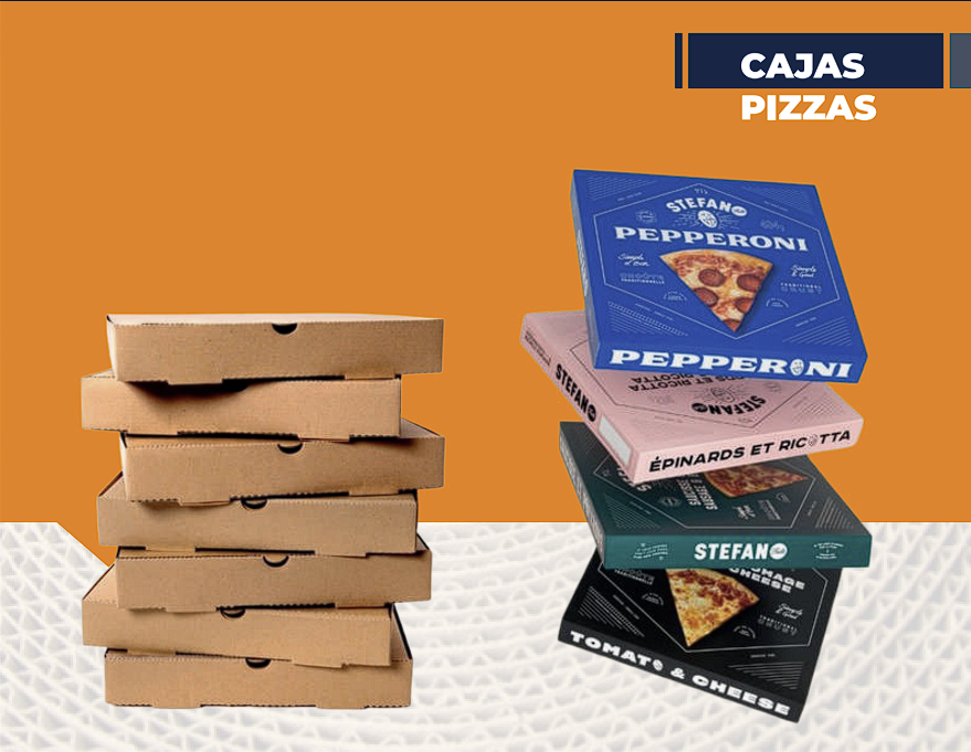Caja de cartón para pizza