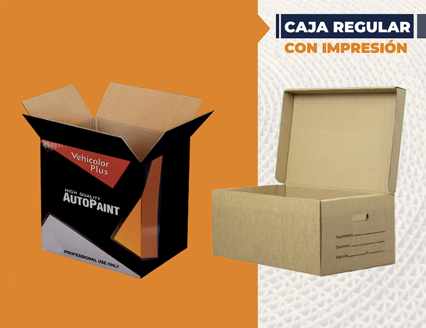 Caja regular de cartón