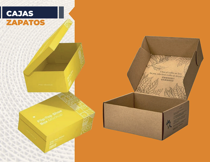 Caja de cartón para zapatos